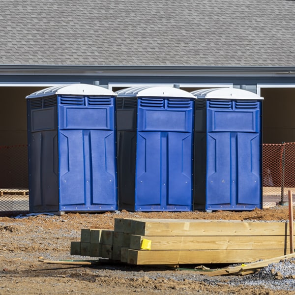 are there any restrictions on what items can be disposed of in the porta potties in Pinewood Estates Texas